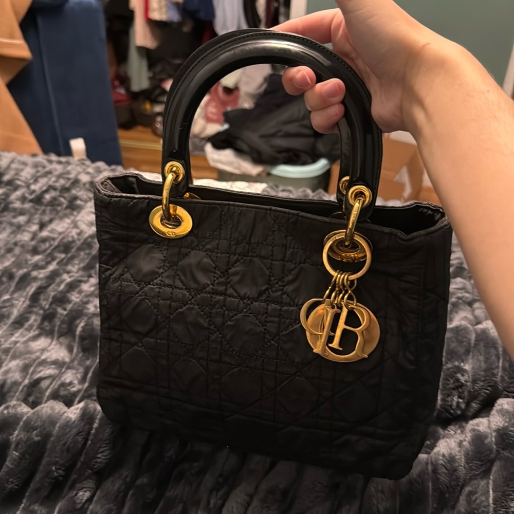 Lady dior Nylon bag
